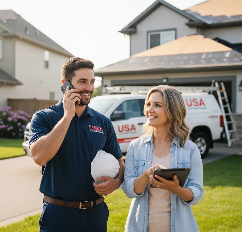 USA Roof Repair Experts customer support in Warrensburg